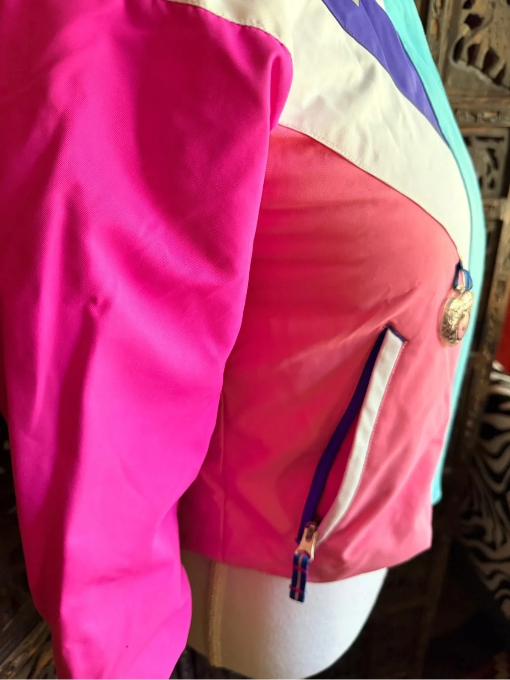 Kids Obermeyer Lissa Ski Jacket Pink, Purple, Teal, Yellow